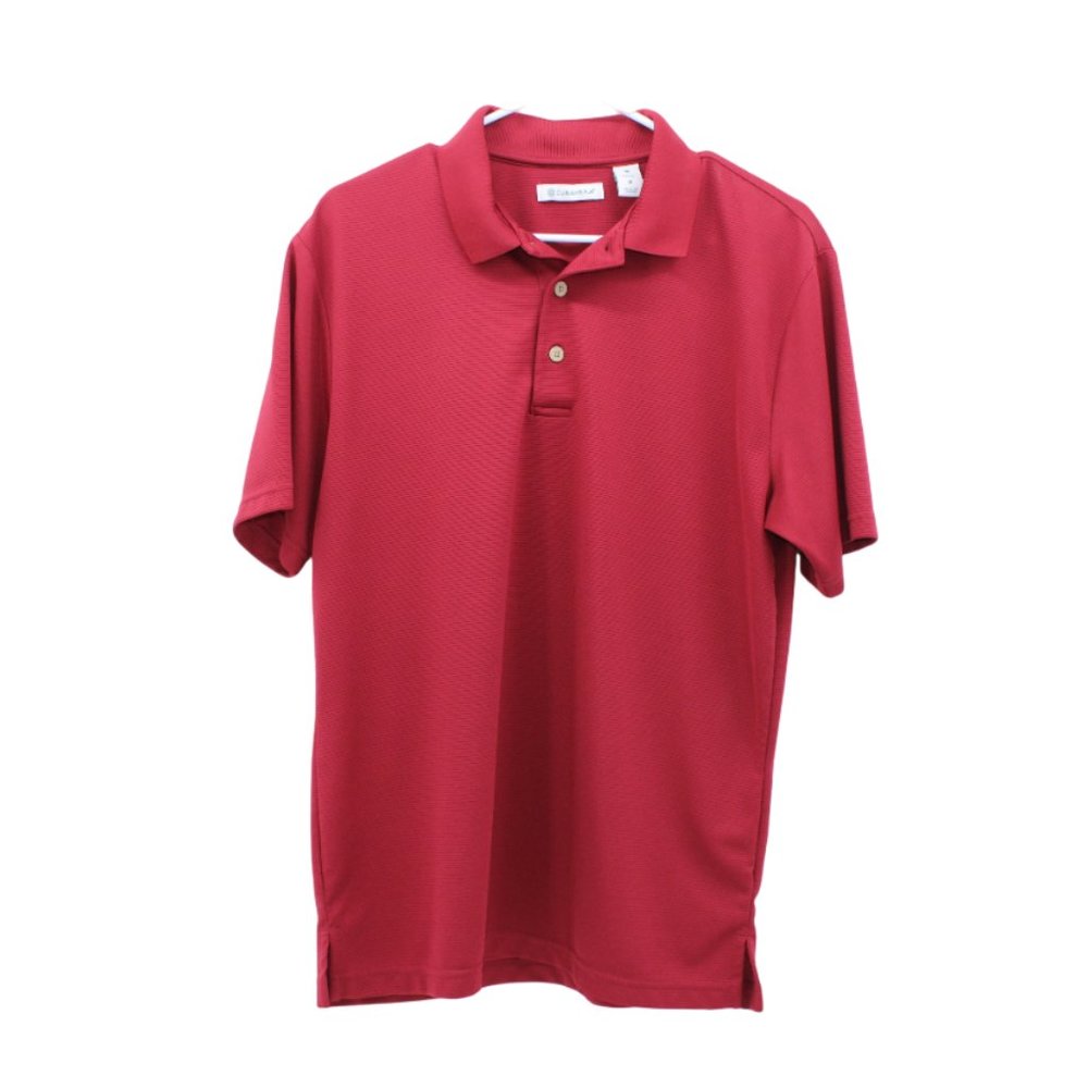 Cubavera Polo Red Shirt Medium